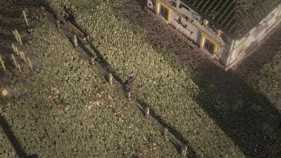 PESTBOUND gameplay: Vaulting a fence