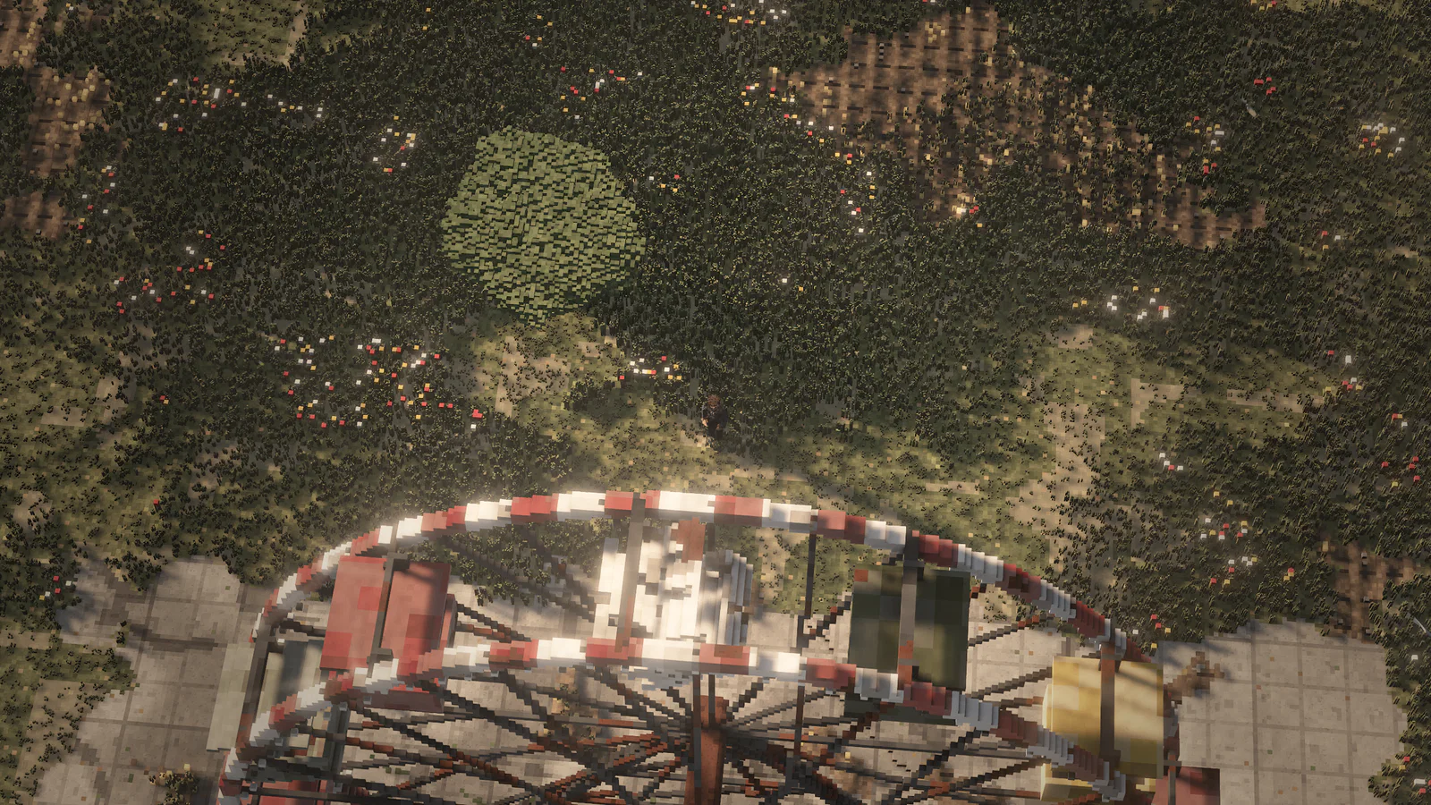 The Ferris wheel of the abandoned Lunapark Korabelsk