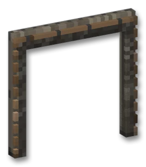 Wide doorway – Wood