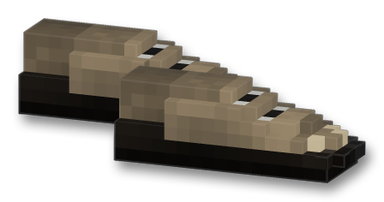 Lederhalbschuhe (beige)