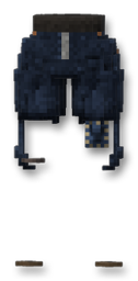 Denim Shorts (Dark Blue)