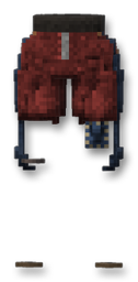Denim Shorts (Red)