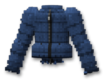 Quilted Jacket (Blue)
