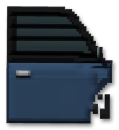 Kamzík Passenger Door (Blue)