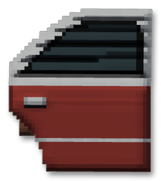 Zvonec Rear Right Door (Red)